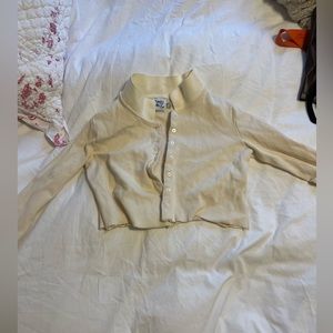 Princess Polly cropped button up